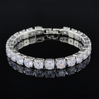 Fashion Geometric Copper Plating Zircon Bracelets 1 Piece