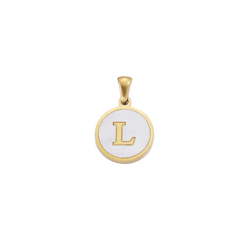 Hip-hop Letter Alloy Metal Plating Gold Plated Women's Pendant Necklace