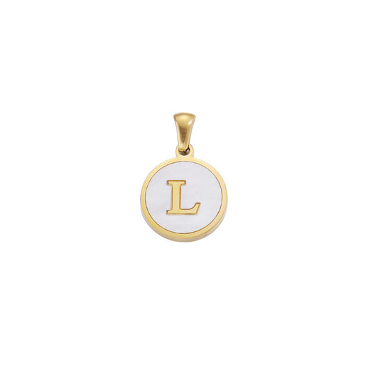 Hip-hop Letter Alloy Metal Plating Gold Plated Women's Pendant Necklace