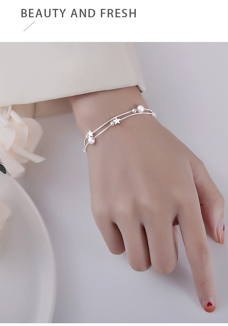 Elegant Star Sterling Silver Plating Bracelets