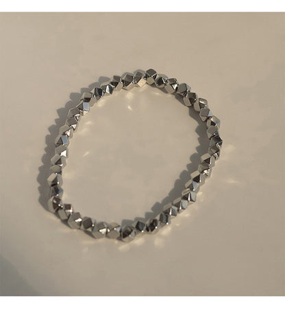 Fashion Circle Flower Alloy Rhinestone Pearl Women's Bracelets