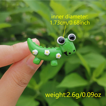 Wholesale Jewelry Cartoon Resin Frog Ring Gooddiy