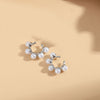 Cross-border popular ins style light luxury high-end C-shaped pearl earrings are simple and versatile, minimalist and fresh earrings