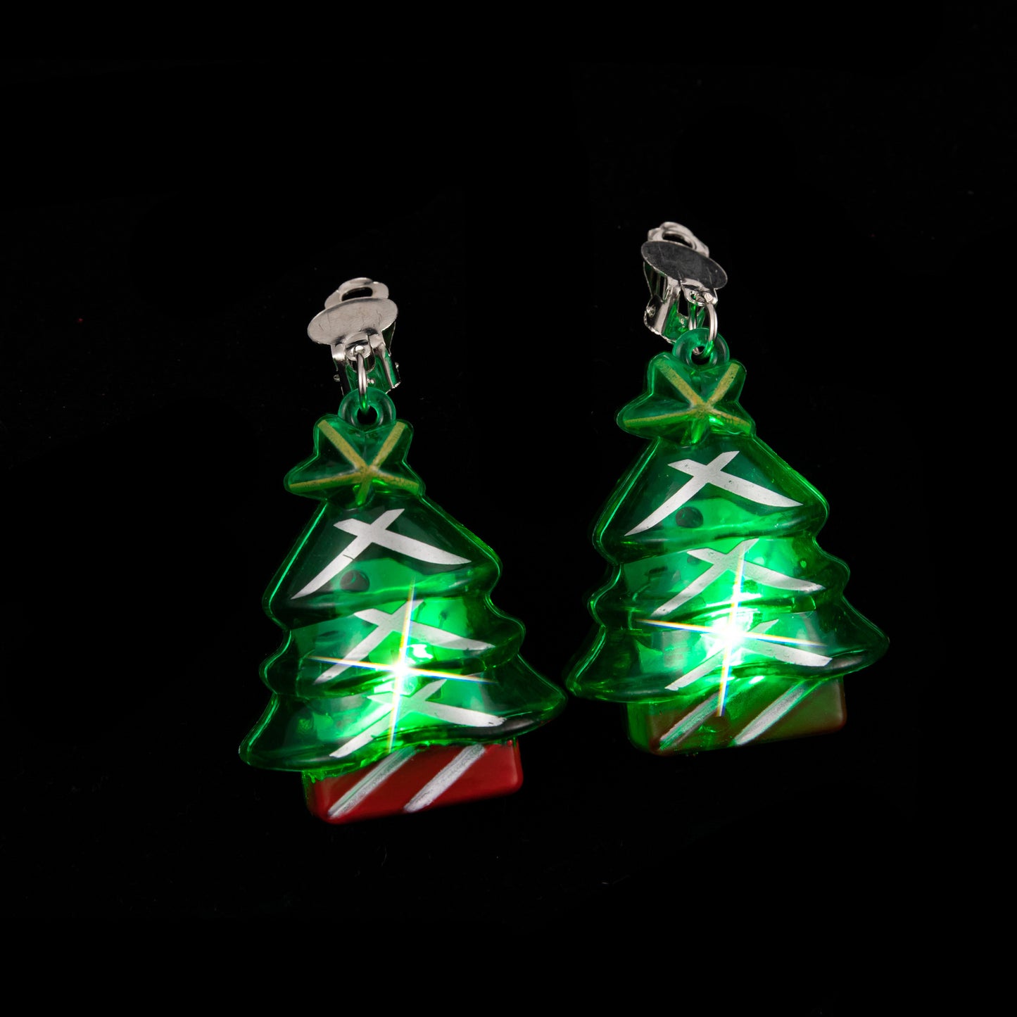 Fashion Christmas Tree Santa Claus Plastic Women's Drop Earrings 1 Pair