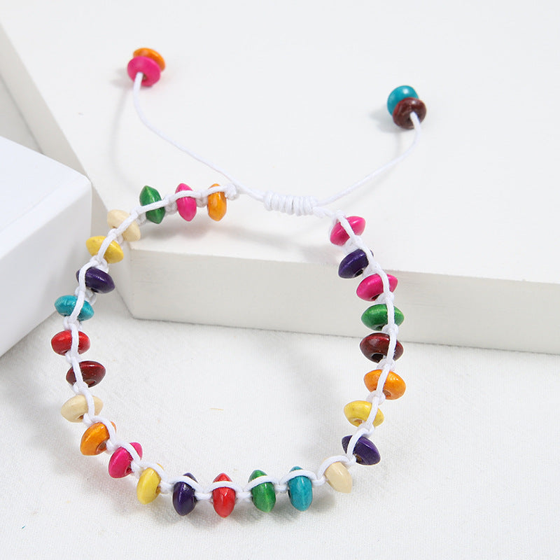 1 Piece Retro Geometric Resin Handmade Women's Bracelets