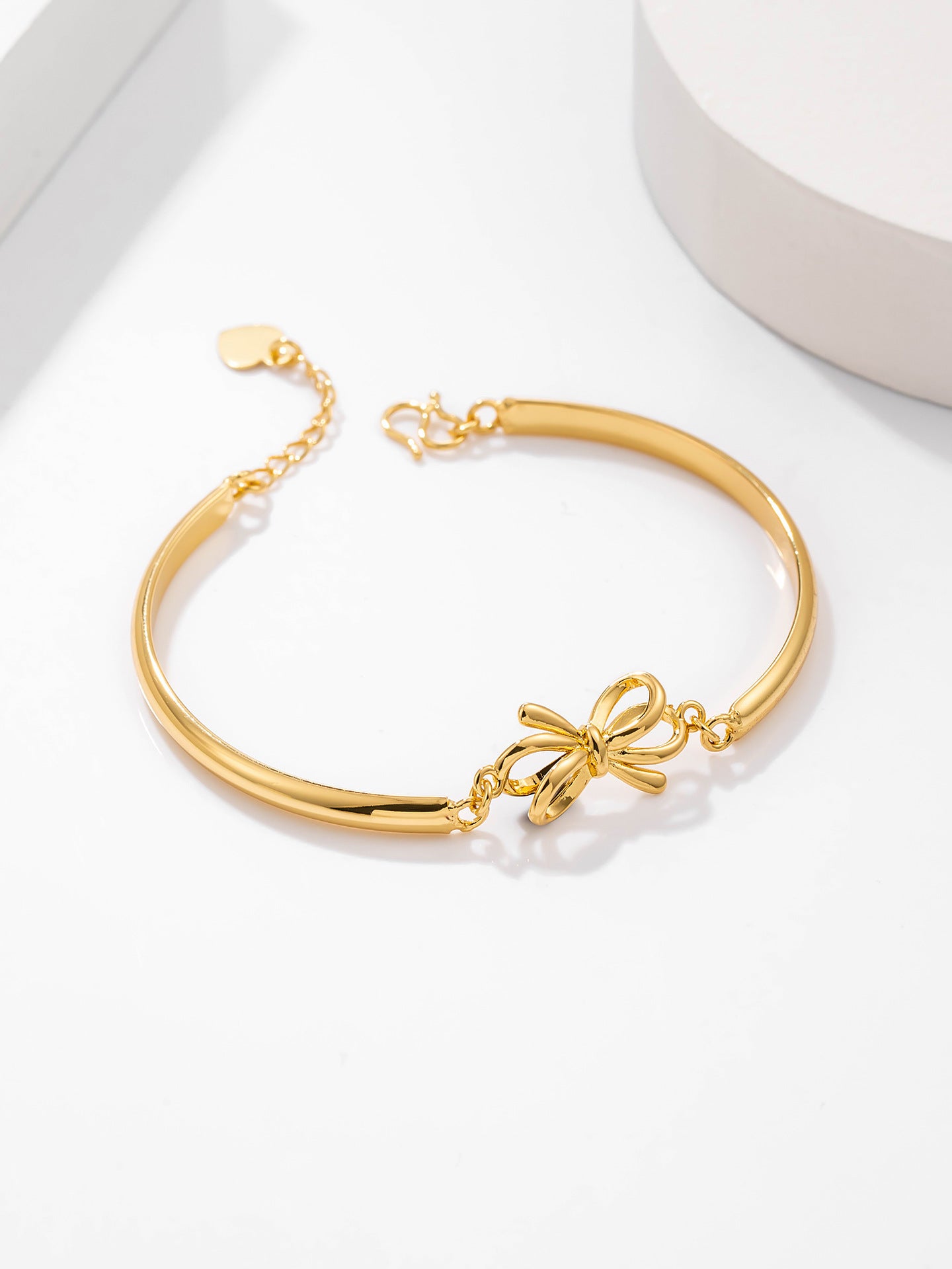 Copper Elegant Simple Style Bow Knot Plating Bracelets