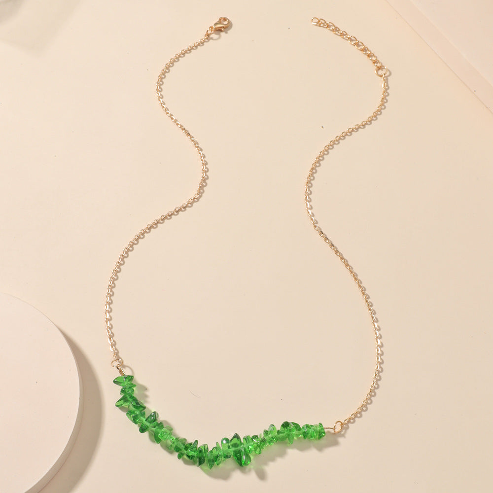 Wholesale Jewelry Irregular Stone Necklace Gooddiy