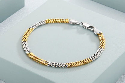 New Vacuum Plating Jewelry Stainless Steel Fashion Personality Bracelet Wholesale