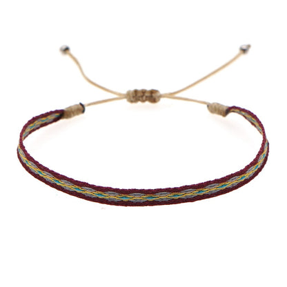 Wholesale Ethnic Style Plaid Adjustable Bracelet Gooddiy