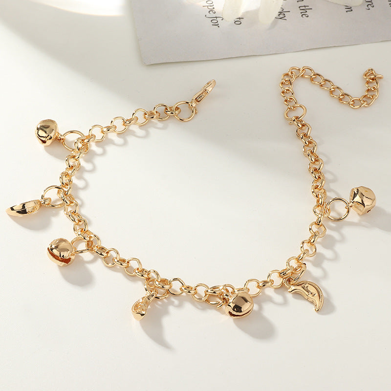 Simple Shell Starfish Diamond Anklet Wholesale