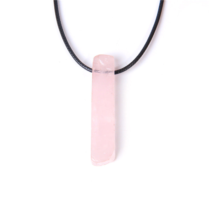 Simple Style Marble Pu Leather Unisex Pendant Necklace 1 Piece