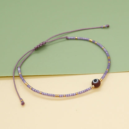 Simple Ethnic Style Glass Eye Beads Miyuki Beaded Bracelet