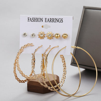 Vintage Style Geometric Alloy Earrings