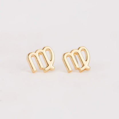 Wholesale Jewelry 1 Pair Fashion Constellation Alloy Ear Studs