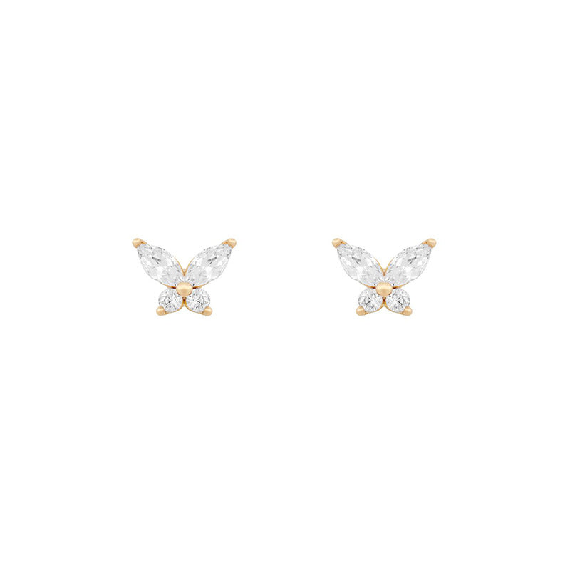 Wholesale Summer Zircon Earrings 18k Gold Color-preserving Jewelry Gooddiy