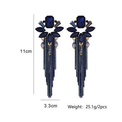 Diamond Alloy Earrings Ear Studs