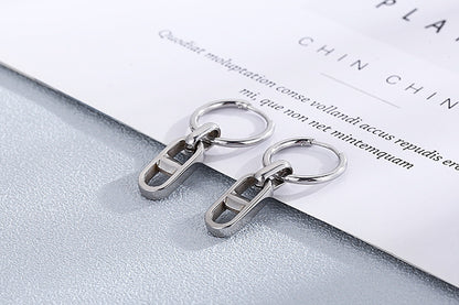 European And American Stainless Steel Chain Earrings Wholesale