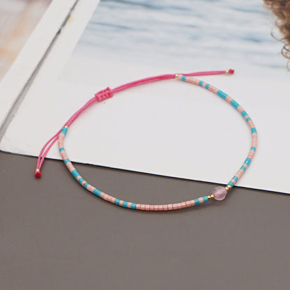 1 Piece Fashion Geometric Beaded Knitting Women's Bracelets