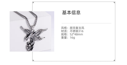 Eagle Skull Retro Jewelry Pendant Wholesale Nihaojewelry