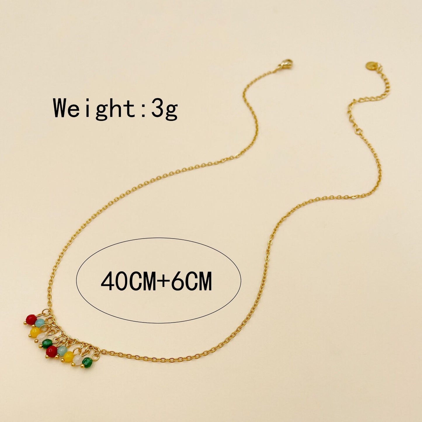 Fashion Geometric Stainless Steel Plating Necklace 1 Piece