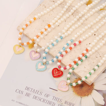 Women Heart Bead Pendants