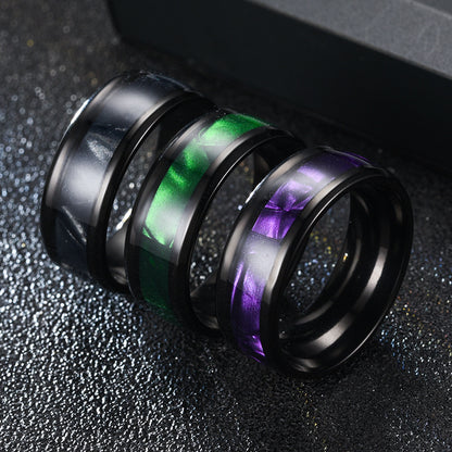 Fashion New Colorful Stainless Steel Ring Wholesale Gooddiy