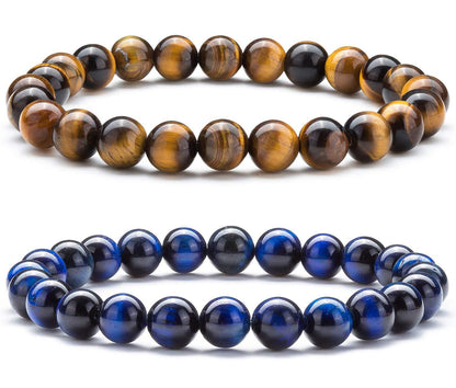 Fashion Round Natural Stone Beaded Bracelets