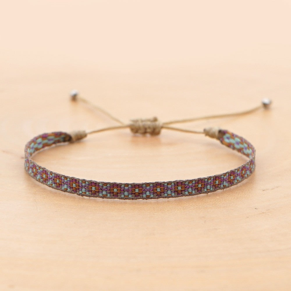 Wholesale Ethnic Style Plaid Adjustable Bracelet Gooddiy