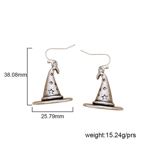 European And American Jewelry Magic Hat Retro Earrings