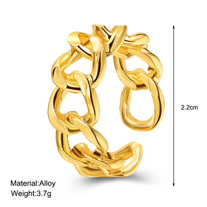 Retro Hollow Couple Index Finger Ring Wholesale Hello Jewelry