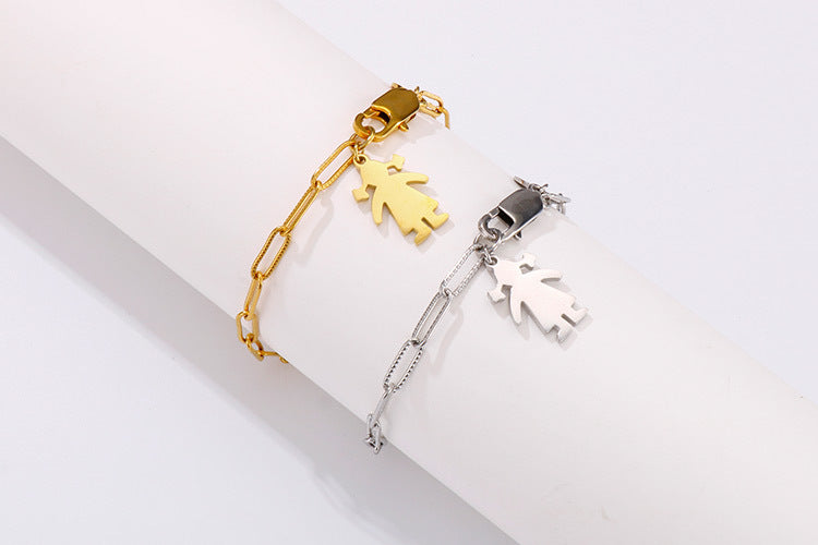 Women's Titanium Steel European And American Fashion Personality Bracelet