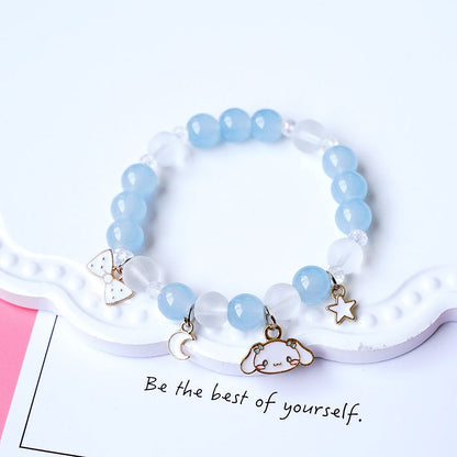 Fashion Rabbit Alloy Beaded Bracelets