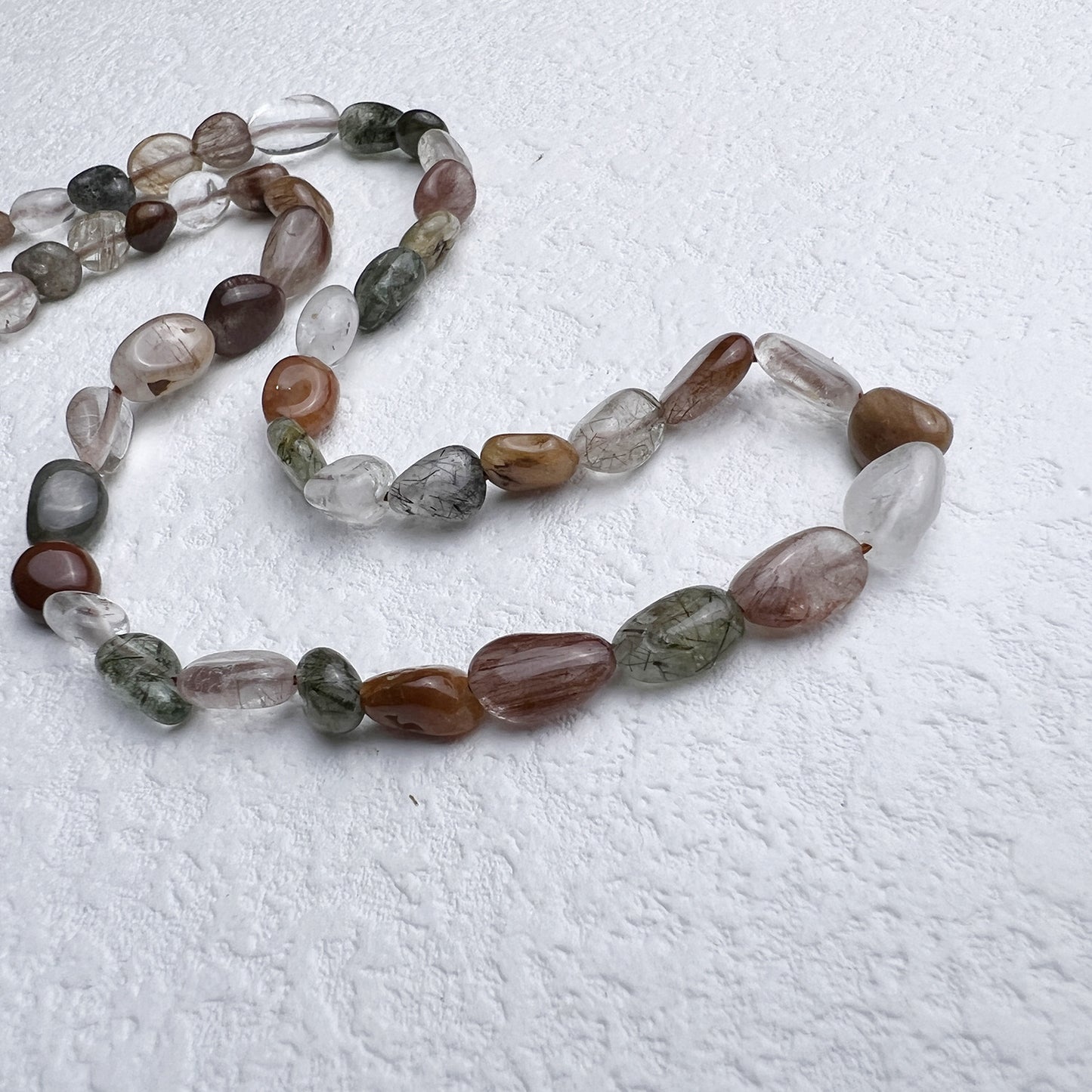 Ethnic Style Geometric Natural Stone Beaded Necklace