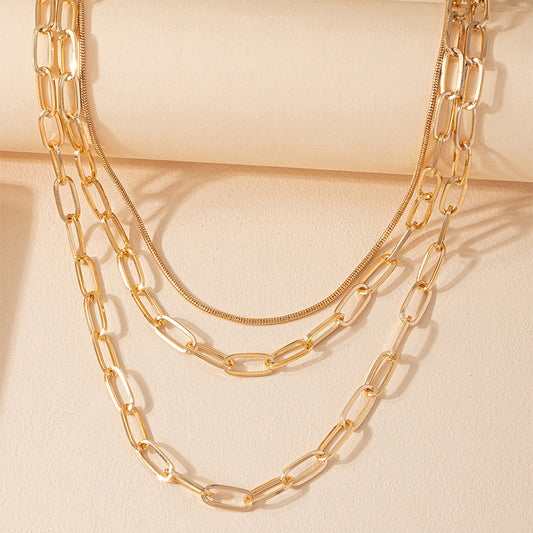 Geometric Alloy Iron Wholesale Necklace