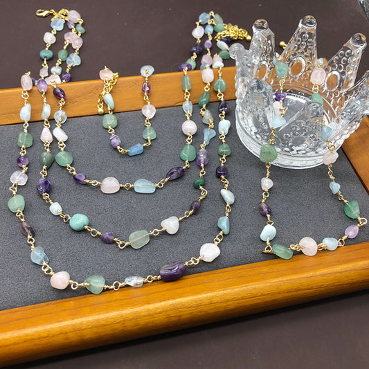 Wholesale Jewelry Retro Geometric Alloy Plating Bracelets Necklace