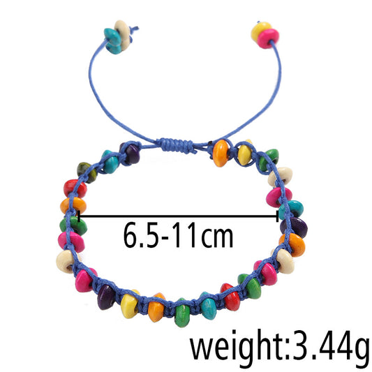 1 Piece Retro Geometric Resin Handmade Women's Bracelets