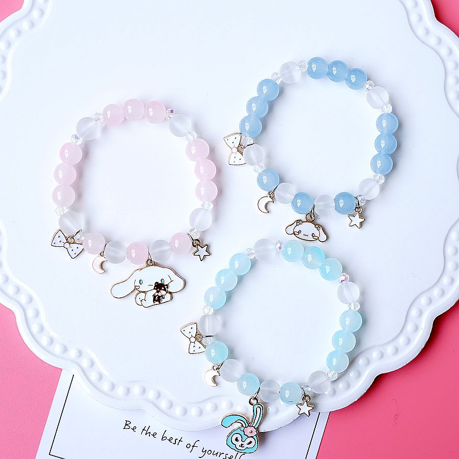 Fashion Rabbit Alloy Beaded Bracelets