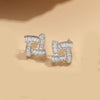 European and American new French retro ins style bow texture design earrings are niche fashion earrings and accessories