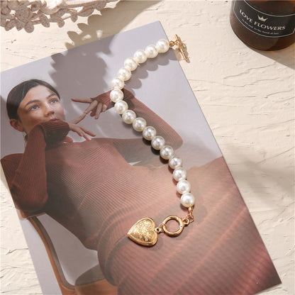 New Fashion Love Retro Pearl Necklace