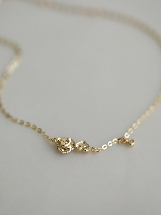 Sterling Silver 18K Gold Plated IG Style Simple Style Heart Shape Flower Inlay Zircon Bracelets