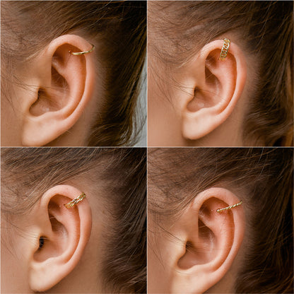 New Metal C-shaped Ear Bone Clip