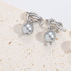 Cross-border hot-selling simple pearl earrings, niche design, high-end sense of coldness, Internet celebrity temperament, exquisite earrings and jewelry