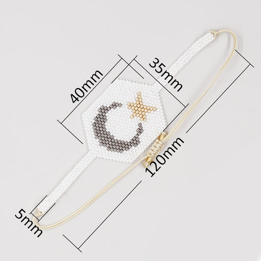 Bohemian Geometric Glass Bracelets