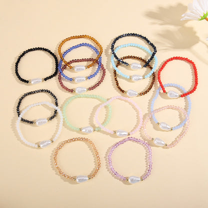 Simple Style Geometric Glass Wholesale Bracelets