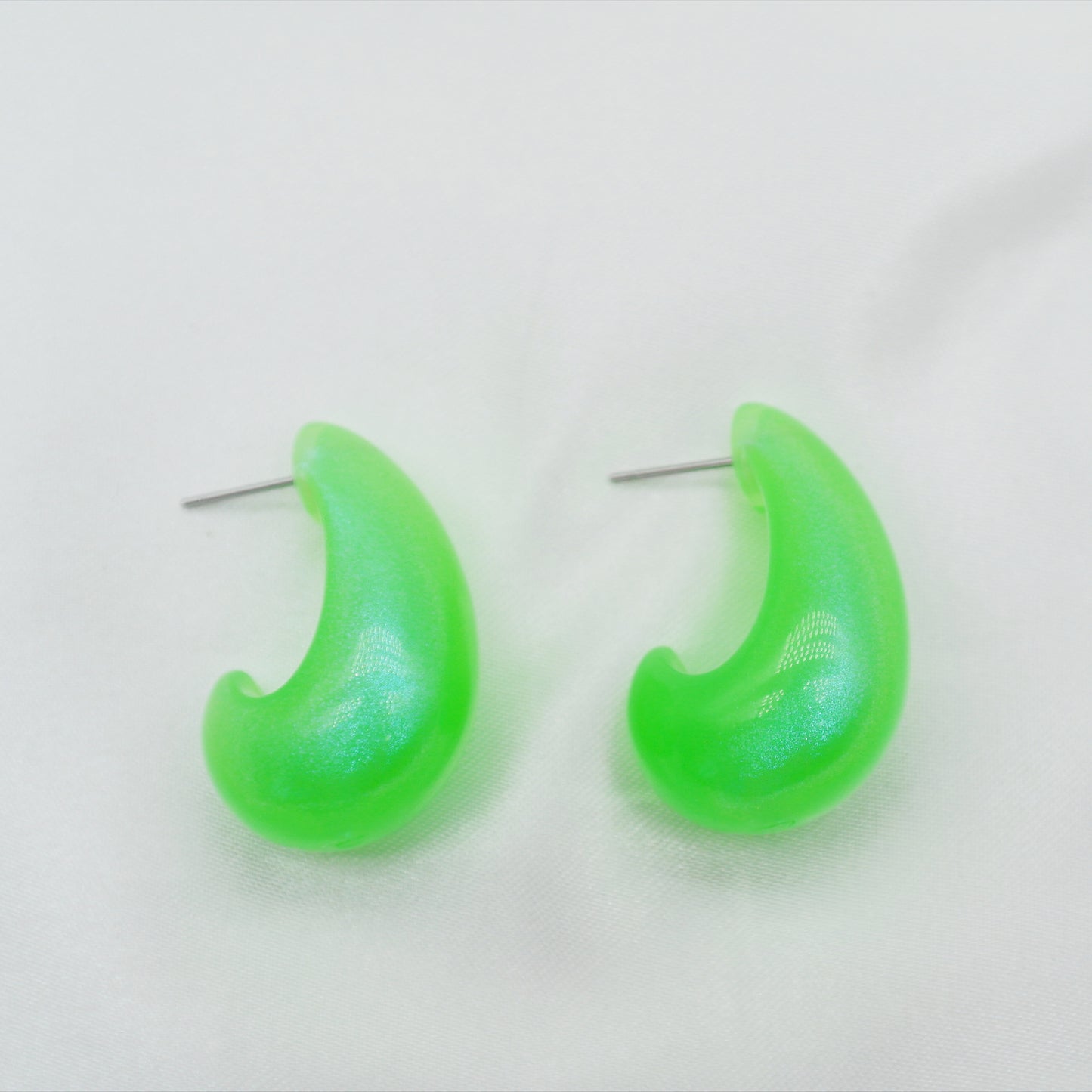 1 Pair Simple Style Water Droplets Arylic Ear Studs