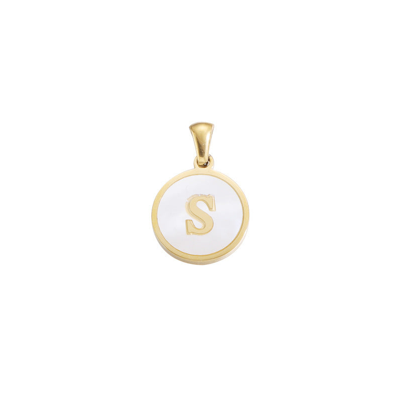 Hip-hop Letter Alloy Metal Plating Gold Plated Women's Pendant Necklace