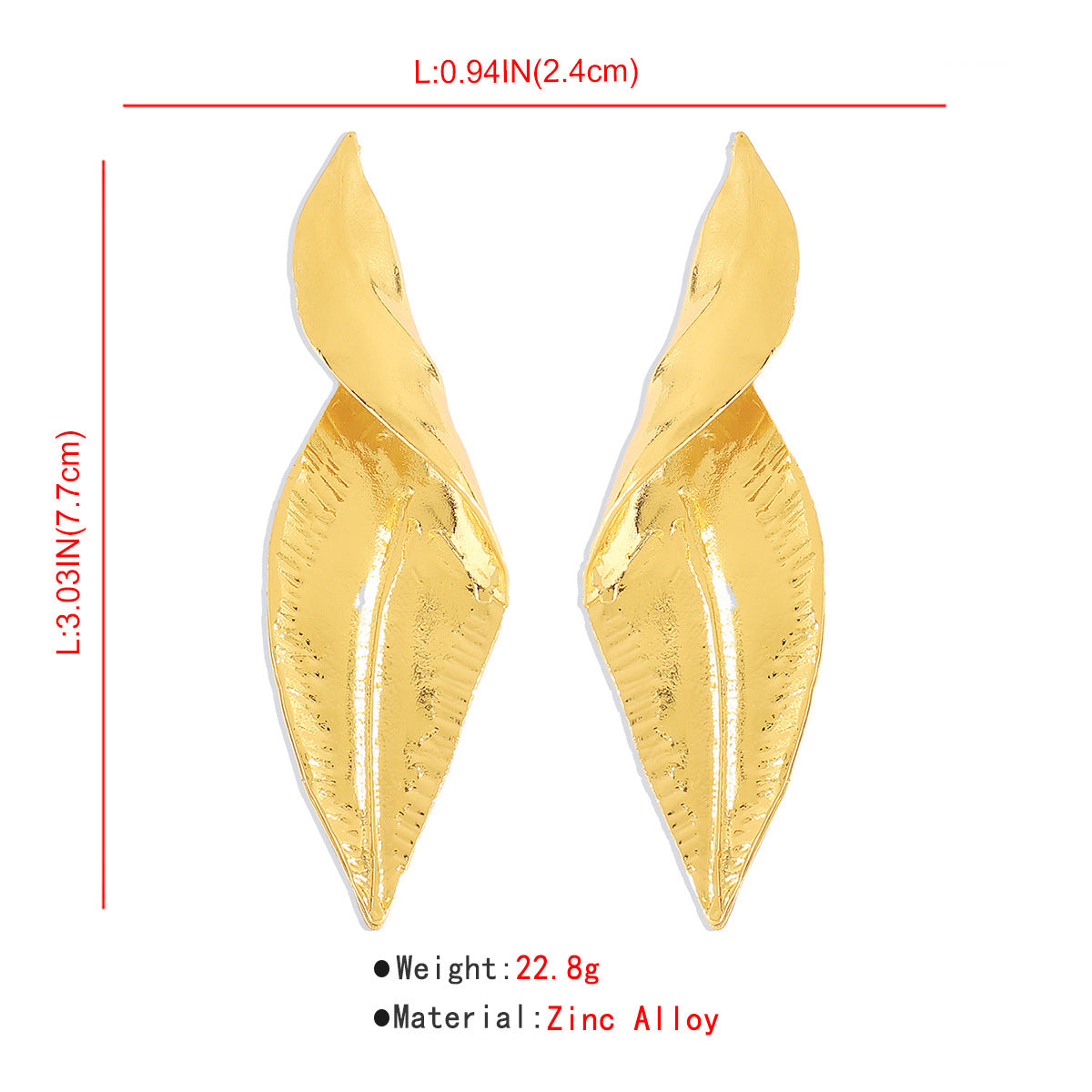 Fashion Leaves Alloy Plating Women's Drop Earrings 1 Pair