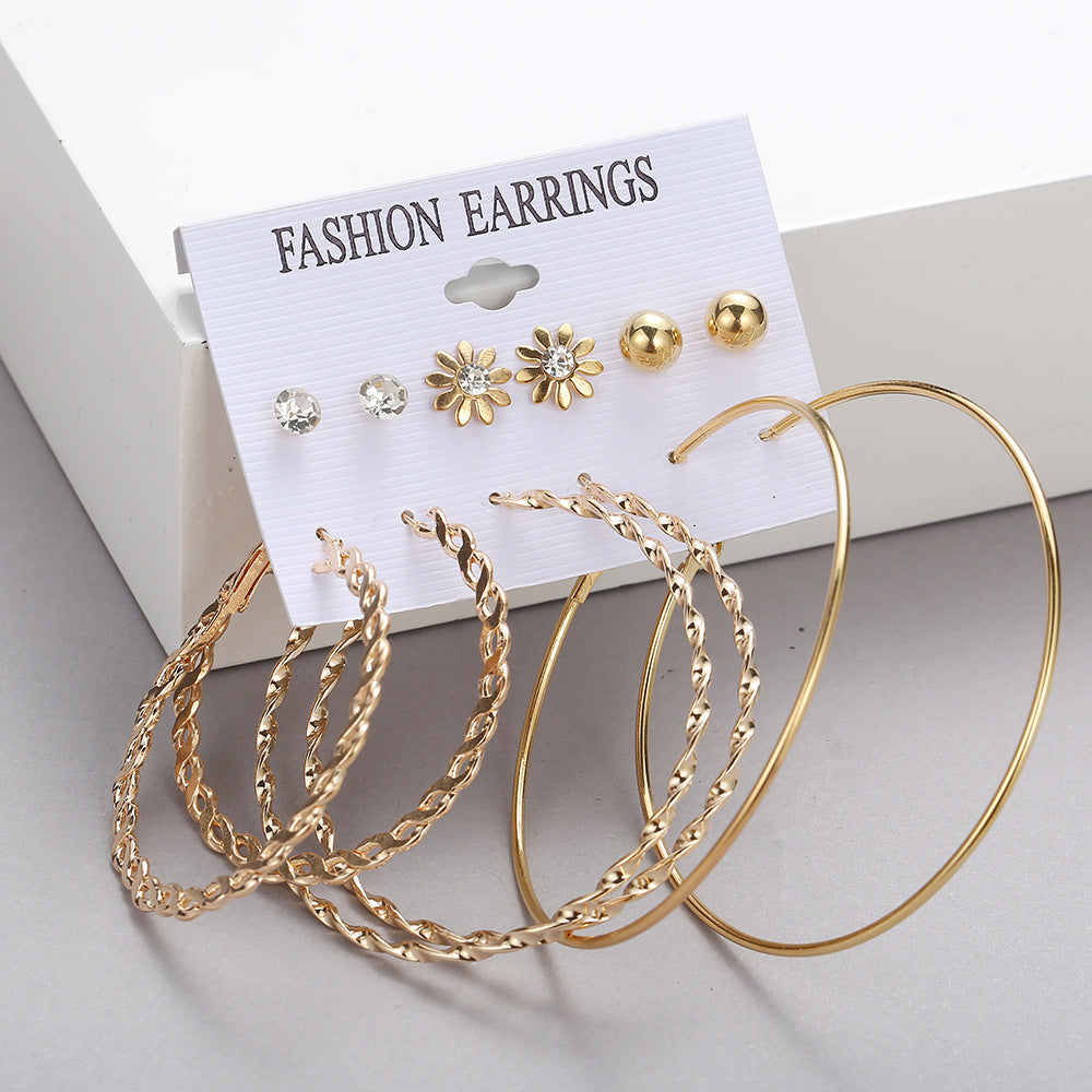 Vintage Style Geometric Alloy Earrings