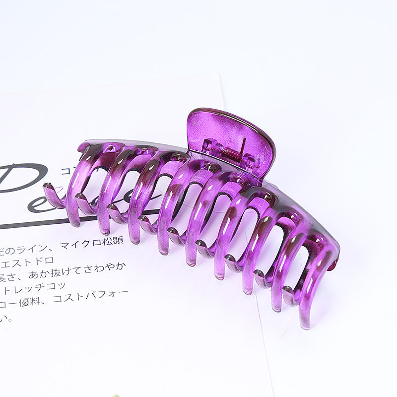 Factory Direct Sales European And American Hot Crystal Hair Accessories Crab Clamp Shark Clip Large Keel Grip Temperament Hair Clip