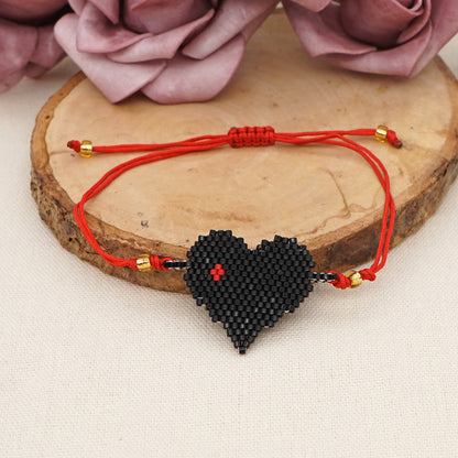 Valentine's Day Love Miyuki Rice Beads Bracelet